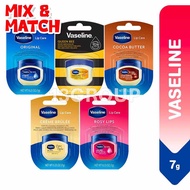 Vaseline Lip Therapy / Lip Balm Petroleum Jelly Deep Moisture Healthy Smooth Lips, 7g