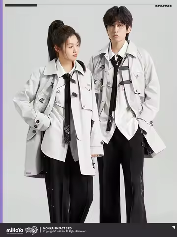 Honkai Impact 3 Kiana Kaslana Coat Game MiHoYo Official Windbreak Herrscher Of Finality Series Cloak