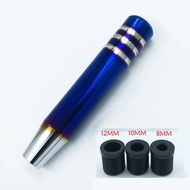 Free ShippingCar Shift Knob,Universal,Aluminum Alloy 18cm Burn Blue,Gear Lever