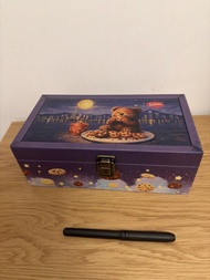 Mrs Fields Teddy Bear Cookie Storage Box Purple