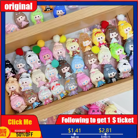 New Opened Confirmed Mini NUNU's Wear Diary Series Blind Box Q Version Cute Little Girl Figurine Col