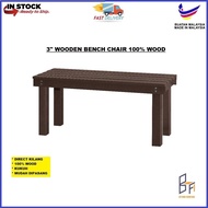 [READY STOCK KEDAH] Beyond Furniture 3ft Wooden Bench Chair Long Garden Bench Bangku Rehat Kayu Keru