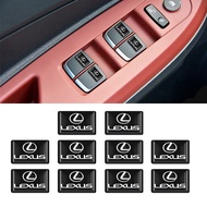 10 cái nội thất xe hơi nút miếng dán đề can cho Lexus Logo RX350 IS300 ES350 IS250 ct200h là GS350 N