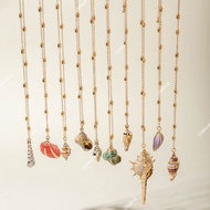 Shell Necklace Shell Necklace Starfish Necklace Aesthetic Beach Cute