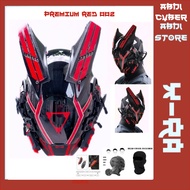 Cyberpunk mask cosplay helmet robot mask / techwear mask