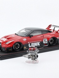 IG 1: 18 RR GTR R35 GT Comes with Engine Resin Car Model Wide Body Collectibles Supercar
