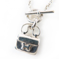 愛馬仕 925 純銀 Constance 護身符吊墜項鍊，品相極佳，重 12.65 克。