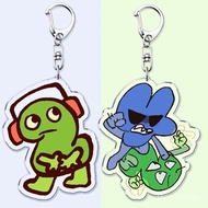 Cute Game BFDI BFB Keychains for Accessories Bag Bfdi Teardrop Sketchpad Two Four X Key Chain Ring G