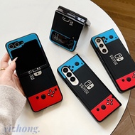 Casing for Samsung Galaxy Z Flip 4 5 6 7 Z Fold Creative 3D Games Console Switch Design Unique Shock