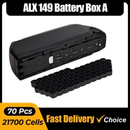 ChamRider ALX149 A Ebike Battery Box Polly A 36V 48V Downtube Case For 21700 Cells 10S7P 13S5P 14S5P