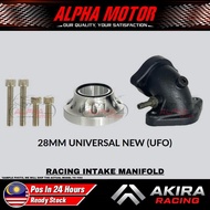 EX5 Y110 LC135 RG SPORT 24MM 26MM 28MM 28MM UNIVERSAL NEW (UFO)(SRII) AKIRA RACING INTAKE MANIFOLD