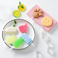 authentic 18x10cm For Kids DIY Ice-cream Mould Ice Cream Maker Dessert Molds Tray With Popsicle Thic