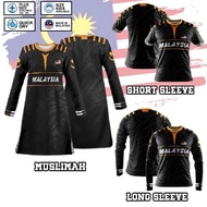 FAZZ HM03 - KID ADULT / MUSLIMAH HARIMAU MALAYA TEAM MALAYSIA JERSEY MICROFIBER SEDONDON SUKAN