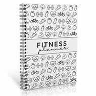 12-Month Undated Fitness Planner & Exercise Journal - Workout Notebook For Gym Training, Weight Mana