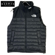 The North Face x HYKE NY256HK 黑色保暖健行背心（M 碼）[二手]
