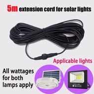 Solar Cable Extension Solar Wire Extension Solar Light Extension Cable 5M/10M 2Pin plug