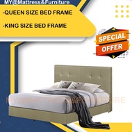 (KL&amp;Selangor Only)5 Feet Queen Size Bed Frame/6 Feet King Size Bed Frame/Katil Queen/Fabric Katil 5"/Katil King