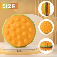 Stress Ball 3D Squishy Hamburger Fidget Toys Silicone Decompression Silicone Squeeze Fidget Ball Fid
