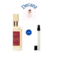 [DECANT] MFK Baccarat Rouge 540 EDP Men & Women Perfume Minyak Wangi Lelaki & Perempuan