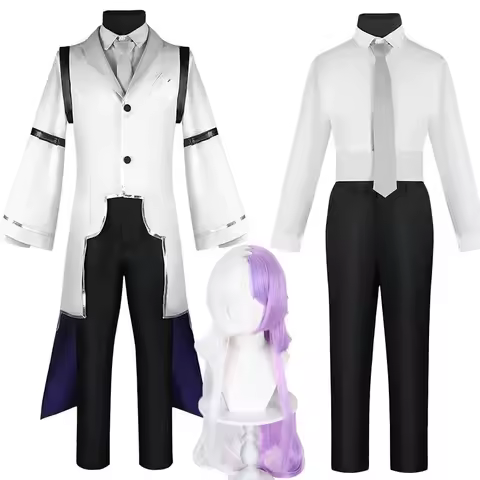 ❤️MEIHAO Sigma Cosplay Costume Anime BSD 4th Sigma Trench Uniform Suit For Halloween Comic Con Sigma