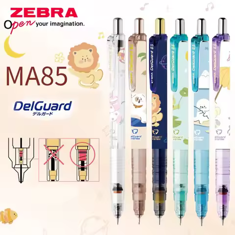 Japan ZEBRA Drawing Mechanical Pencil MA85 Delguard 0.5mm Animal Limited Continuous Lead Student Sup