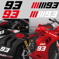 93 # Driver Marquis Motorcycle Sticker Helmet Modification Decal Motorcycle Decoration Electric Car 