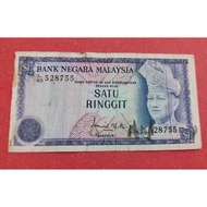 Banknote Malaysia Lama Rm1 Siri 3 with F condition