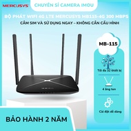 Mercusys MB115-4G 300Mbps 4G LTE WiFi Router - SIM Plug and Play, Stable Connection, 24 Months