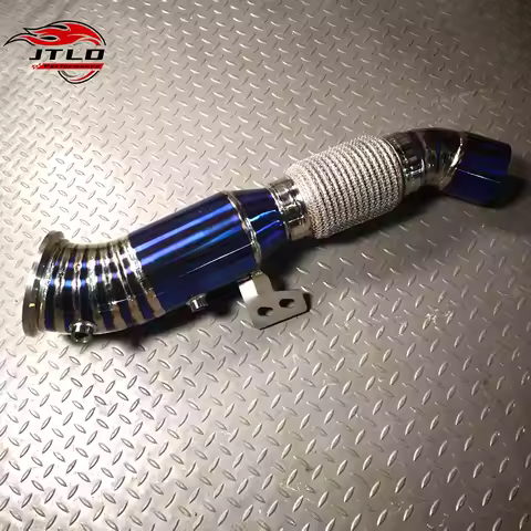 Lightweight Titanium Alloy Exhaust Downpipe For Gen1 B58 Engine Compatible With BMW 140i 240i 340i 4