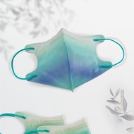 天心/醫療口罩/成人立體10入/漸層系列/神秘藍寶石