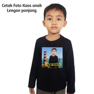 FHOTO children's long sleeve printed t-shirt