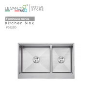 LEVANZO Kitchen Sink Farmhouse Series #F3522D