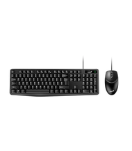 KEYBOARD & MOUSE (คีย์บอร์ดและเมาส์) GENIUS COMBO SET KM-170 (EN/TH) (BLACK)