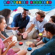 8 PCS Answer Buzzers Button Answer Buzzer Game Show Buzzer Recordable Button Classroom Buzzers for C