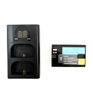 Viloso Canon LP-E6 E6N E6NH lpe6 e6n e6nh LCD Dual Charger with Type-C OR Viloso Camera Battery