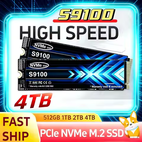 2026 New High Speed PCIe Gen4 NVMe M 2 SSD 1TB 2TB 4TB S9100 SSD Gaming Drive For PS5 Laptop PC OEM 