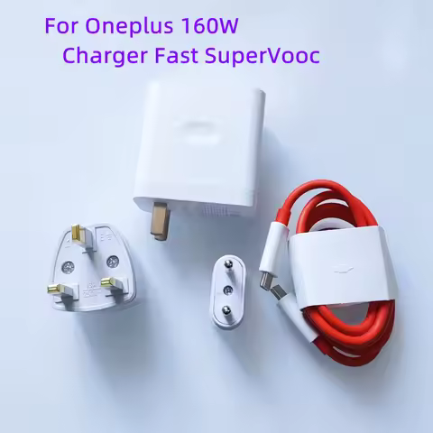 For OnePlus 15 13 ACE 2 Pro 10T 160W SuperVOOC Charger VCK8HACH EU US UK Power Adapter 10A USB C PD 