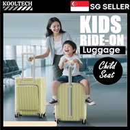 kids ride on Luggage Travel Bag Suitcase Front Opening Boarding Case Small Trolley Cabin ride-on chi