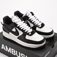 Ambush shoes x   1'07 low classic black white low-top casual sneakers