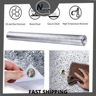 Aluminum Foil Stickers/Wallpaper Dapur Kitchen Oil Proof Waterproof Self Adhesive Aluminum Foil Stic