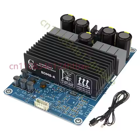High Power 2.0 Channel Class D Digital Amplifier Board 2x300W HIFI Audio Module with TPA3255