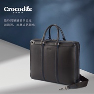 Crocodile 鱷魚皮件 商務公事包推薦 手提包 真皮包包 筆電包 Titan 2系列 0104-10502-黑色