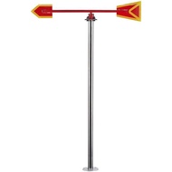 Wind Direction Sign Metal Wind Speed Luminous Wind Direction Sign Miniature Direction Sign Wind Dire