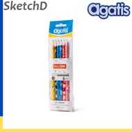 Neopex Agatis 2B Pencils set of 6 Pencils 2 B Colorful Imaji Series