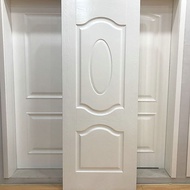 Pintu bilik tidur, pintu bilik mandi rumah sewa, pintu komposit kayu padu, rangka pintu dalaman, set