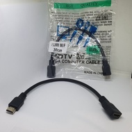 Cable Kabel Extension Sambungan HDMI Male To Female Cowok Cewek 30Cm