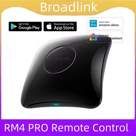 2025 BroadLink RM4 Pro Universal Remote Control RF Controller IR Switch Smart Home Works Alexa Googl