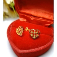 Bangkok Gold Love Abacus Earrings Gold Earrings 916