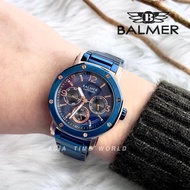 *Ready Stock*ORIGINAL Balmer 5108M-BRG-5 Blue Stainless Steel Sapphire Glass Water Resistant Ladies Watch