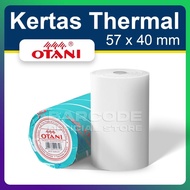 OTANI THERMAL PAPER (biru) BLUE 57x40 - 57 x 40 MM - 57x40mm - EDC BLUETOOTH PRINTER